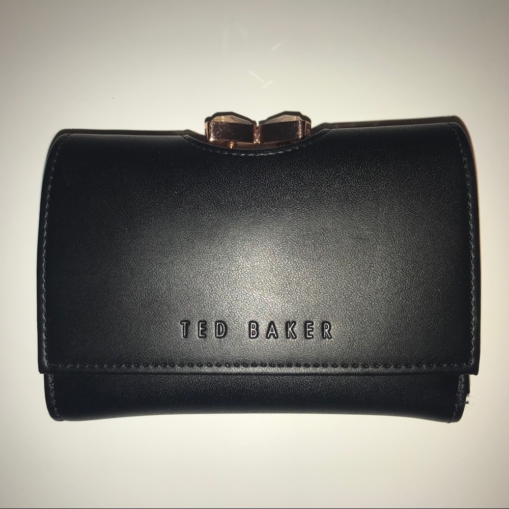 Ted Baker Trifold Black Wallet